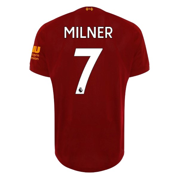 Camiseta Liverpool NO.7 Milner 1ª 2019/20 Rojo